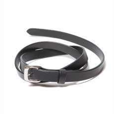 画像2: ANTIDOTE BUYERS CLUB/Narrow Harness Leather Belt(Black) (2)