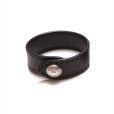 画像3: ANTIDOTE BUYERS CLUB/Leather Wristband（Black） (3)