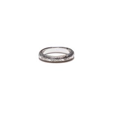 画像3: ANTIDOTE BUYERS CLUB/Engraved Round Ring（Silver） (3)