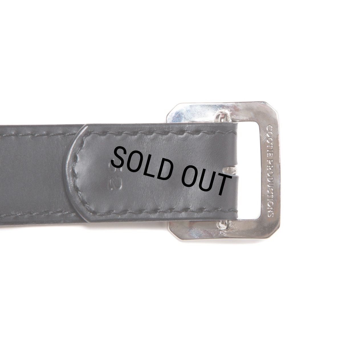 画像3: ANTIDOTE BUYERS CLUB/Garrison Leather Belt（Black） (3)