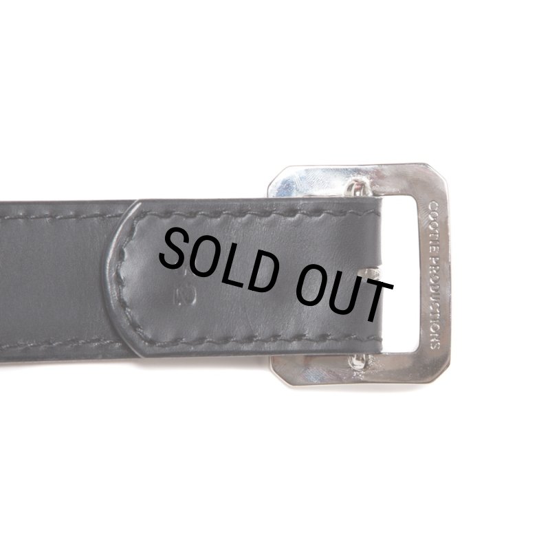 ANTIDOTE BUYERS CLUB/Garrison Leather Belt（Black） - JONAS