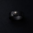 画像1: ANTIDOTE BUYERS CLUB/Leather Wristband（Black） (1)
