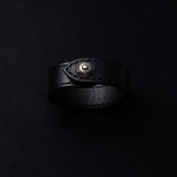 ANTIDOTE BUYERS CLUB/Leather Wristband（Black）