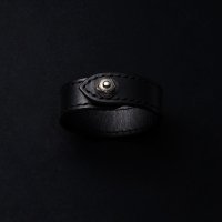 ANTIDOTE BUYERS CLUB/Leather Wristband（Black）［レザーリストバンド］