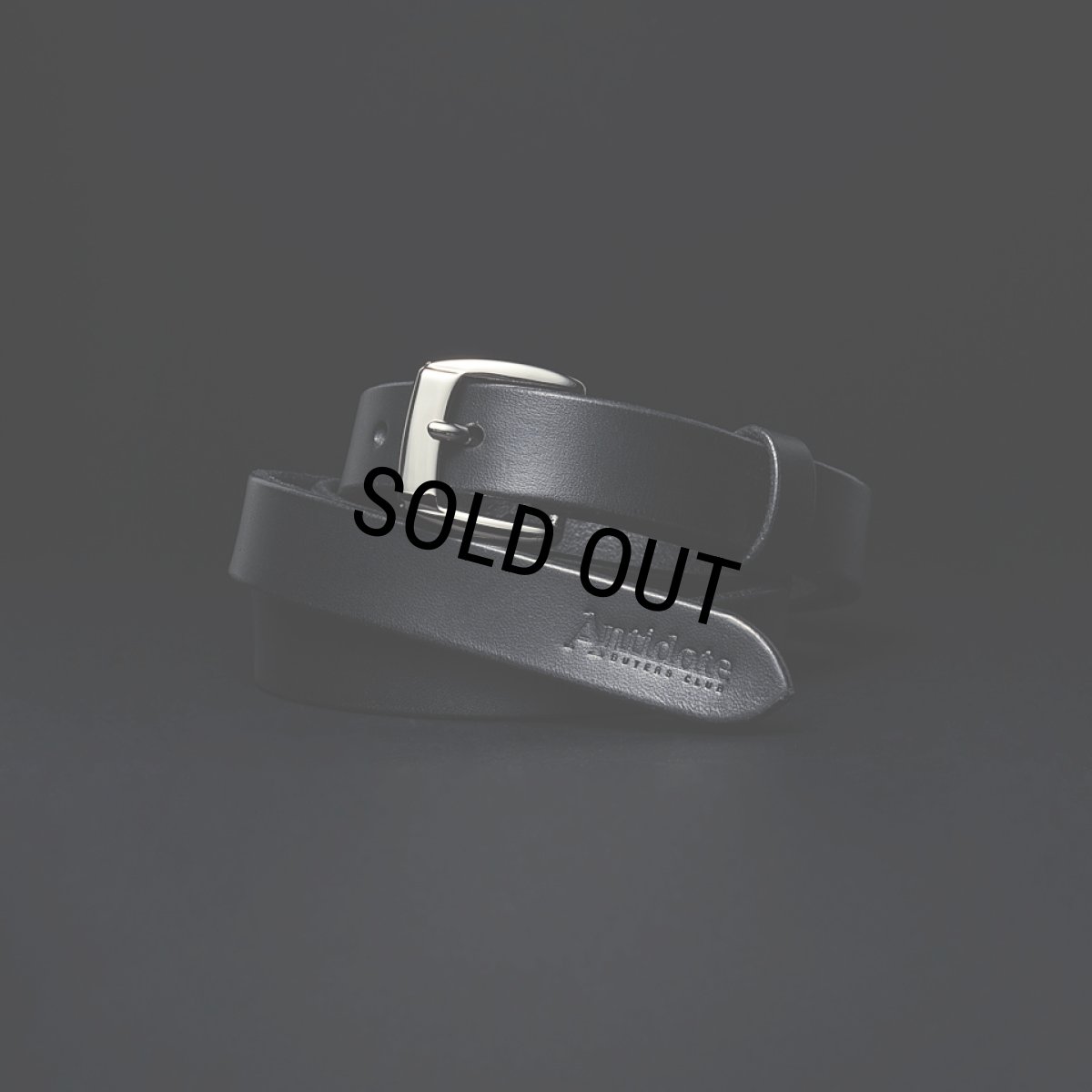 画像1: ANTIDOTE BUYERS CLUB/Narrow Harness Leather Belt(Black) (1)
