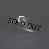ANTIDOTE BUYERS CLUB/Narrow Harness Leather Belt（Black）