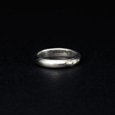 画像2: ANTIDOTE BUYERS CLUB/Engraved Round Ring（Silver） (2)