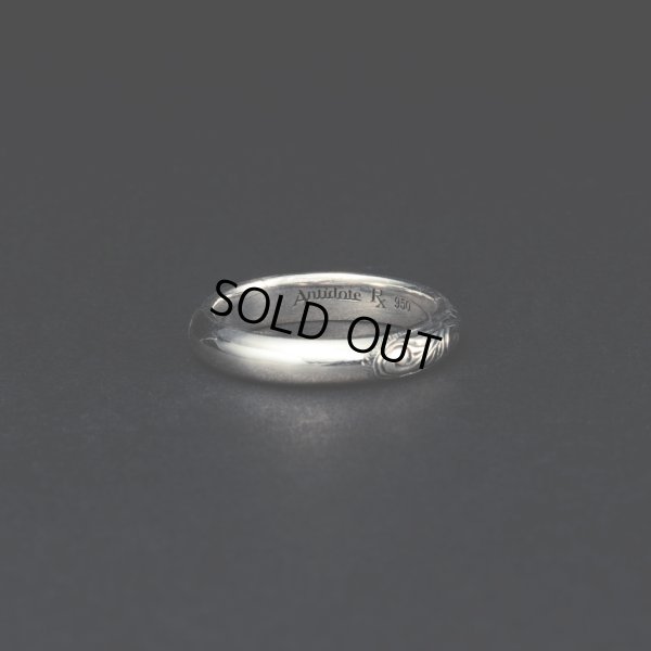 画像2: ANTIDOTE BUYERS CLUB/Engraved Round Ring（Silver）