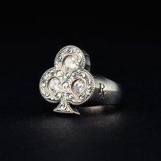画像1: ANTIDOTE BUYERS CLUB/Engraved Club Ring（Silver） (1)