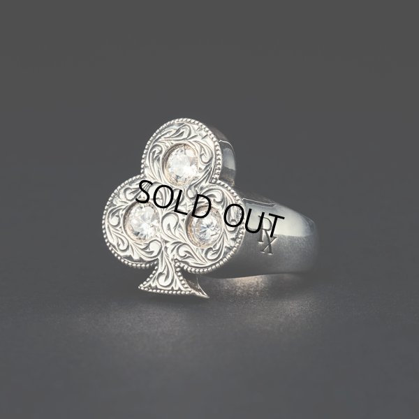 画像1: ANTIDOTE BUYERS CLUB/Engraved Club Ring（Silver）［ピンキーリング］