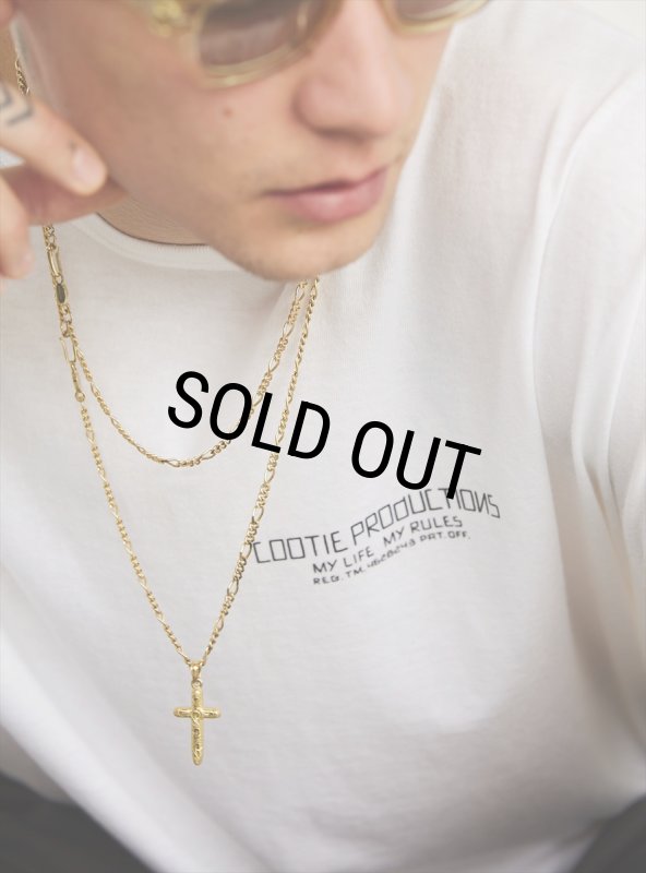 ANTIDOTE BUYERS CLUB/Engraved Cross Pendant（Silver） - JONAS
