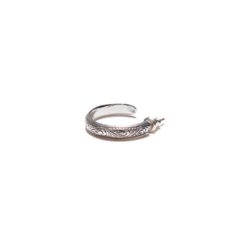 他の写真2: ANTIDOTE BUYERS CLUB/Engraved Hoop Earring（Single）（Silver）