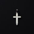 画像2: ANTIDOTE BUYERS CLUB/Engraved Cross Pendant（Silver） (2)