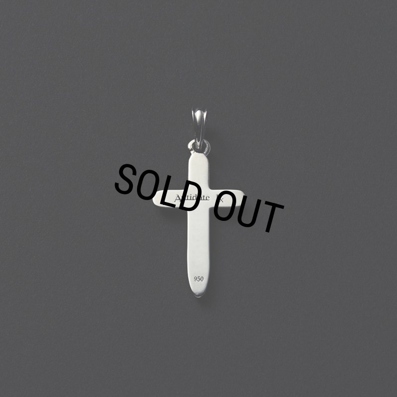 ANTIDOTE BUYERS CLUB/Engraved Cross Pendant（Silver） - JONAS