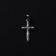 画像1: ANTIDOTE BUYERS CLUB/Engraved Cross Pendant（Silver） (1)
