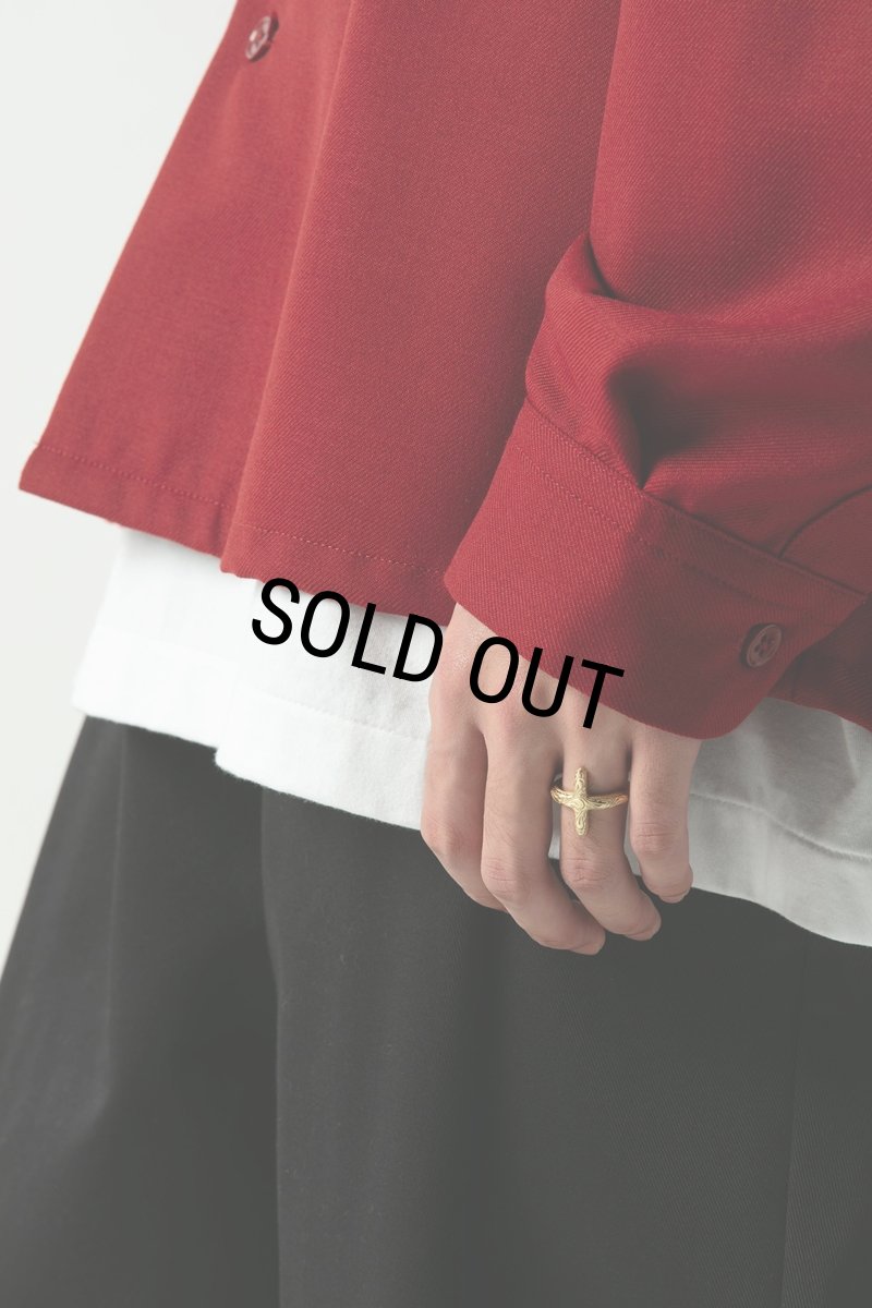 画像4: ANTIDOTE BUYERS CLUB/Engraved Cross Ring（Silver） (4)