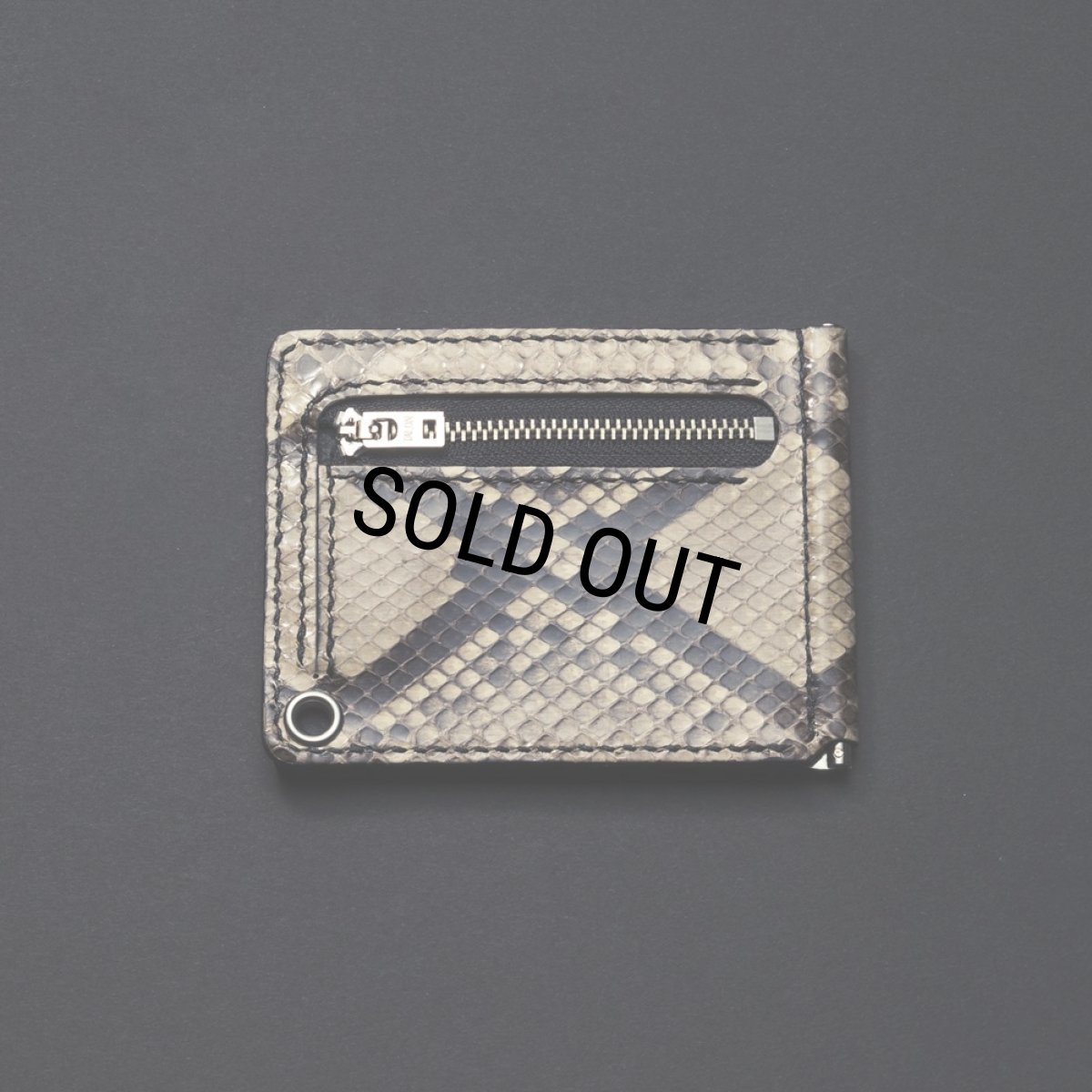 画像2: ANTIDOTE BUYERS CLUB/Money Clip Wallet（Python）（Natural） (2)
