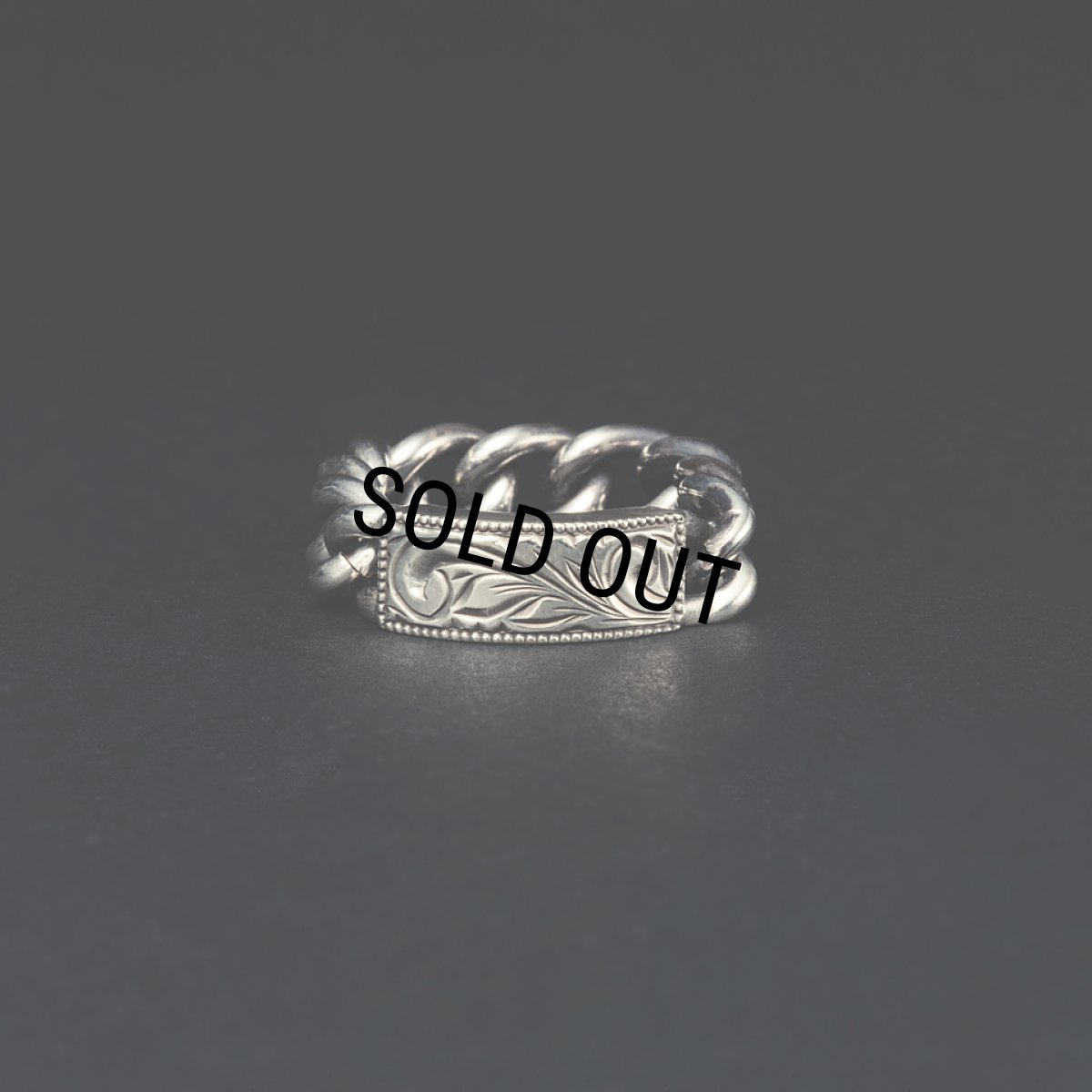 画像1: ANTIDOTE BUYERS CLUB/Engraved ID Ring（Silver） (1)