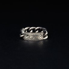 画像1: ANTIDOTE BUYERS CLUB/Engraved ID Ring（Silver） (1)