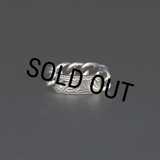 ANTIDOTE BUYERS CLUB/Engraved ID Ring（Silver） - JONAS