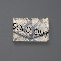 ANTIDOTE BUYERS CLUB/Compact Trucker Wallet（Python）（Natural）