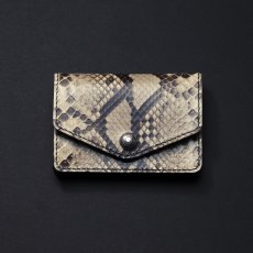 画像1: ANTIDOTE BUYERS CLUB/Compact Trucker Wallet（Python）（Natural） (1)