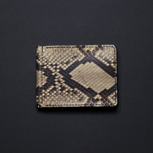 他の写真1: ANTIDOTE BUYERS CLUB/Money Clip Wallet（Python）（Natural）［マネークリップウォレット］