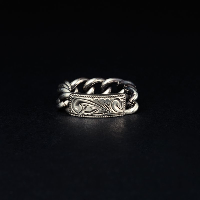 画像1: ANTIDOTE BUYERS CLUB/Engraved ID Ring（Silver）
