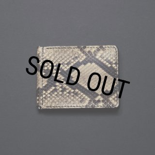 ANTIDOTE BUYERS CLUB/Money Clip Wallet（Python）（Natural） - JONAS