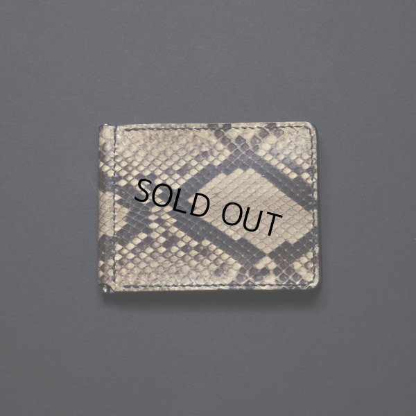 画像1: ANTIDOTE BUYERS CLUB/Money Clip Wallet（Python）（Natural）