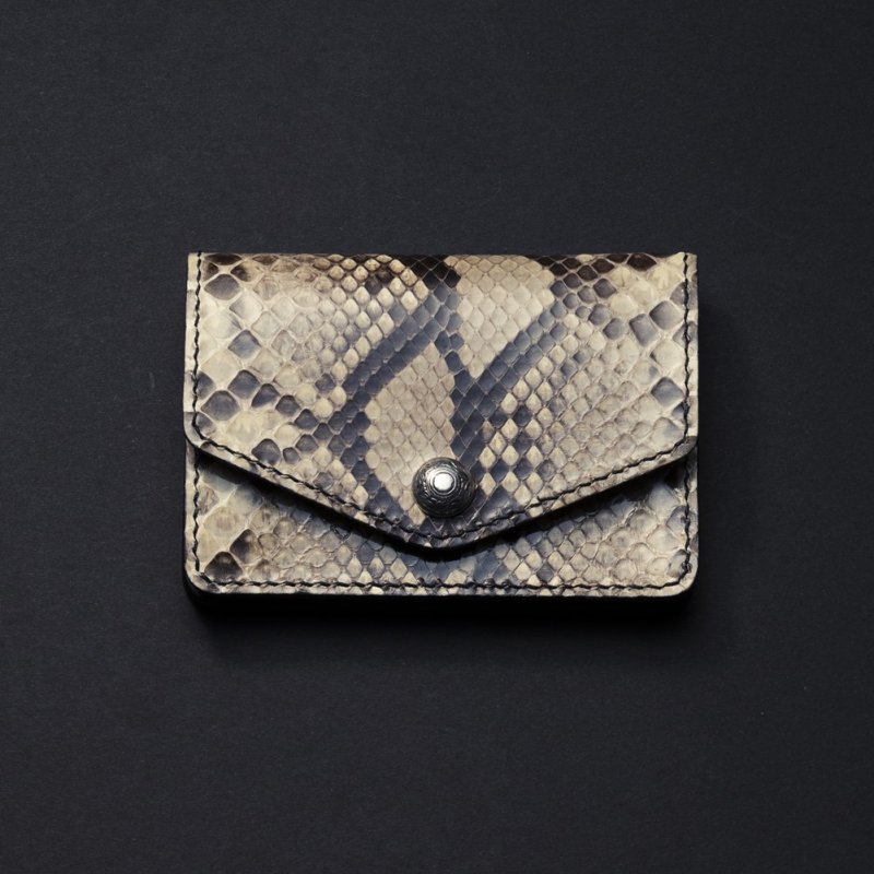 画像1: ANTIDOTE BUYERS CLUB/Compact Trucker Wallet（Python）（Natural）
