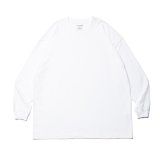 COOTIE PRODUCTIONS/Open End Yarn Error Fit L/S Tee（ホワイト）［エラーフィット長袖T-21春夏］