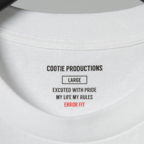 他の写真2: COOTIE PRODUCTIONS/Open End Yarn Error Fit S/S Tee（ホワイト）［エラーフィットT-21春夏］