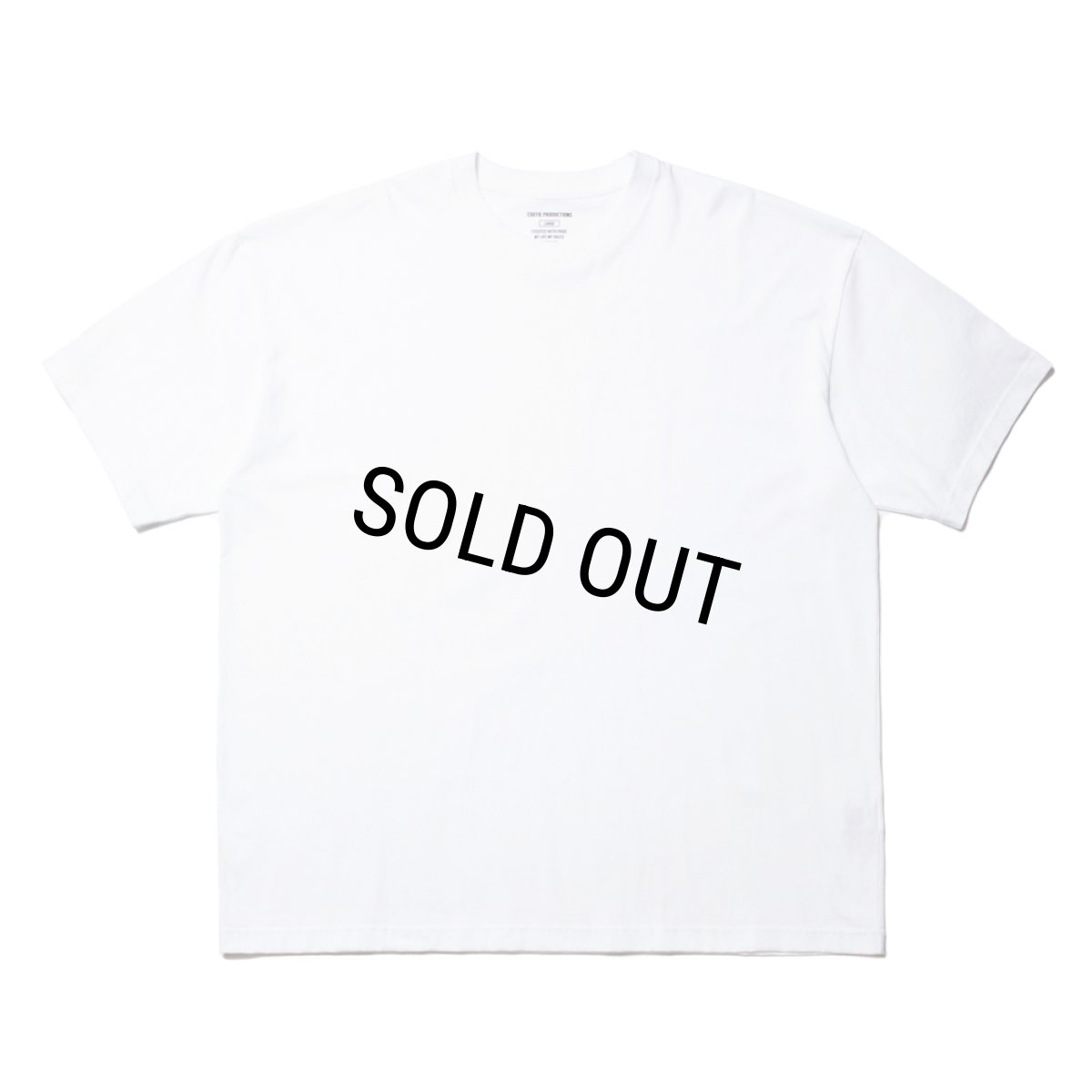 画像1: COOTIE PRODUCTIONS/Open End Yarn Error Fit S/S Tee（ホワイト）［エラーフィットT-21春夏］ (1)