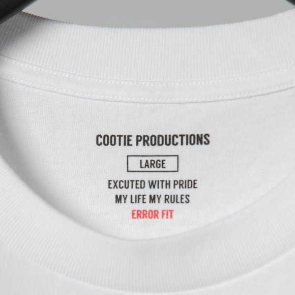 画像3: COOTIE PRODUCTIONS/Open End Yarn Error Fit S/S Tee（ホワイト）［エラーフィットT-21春夏］