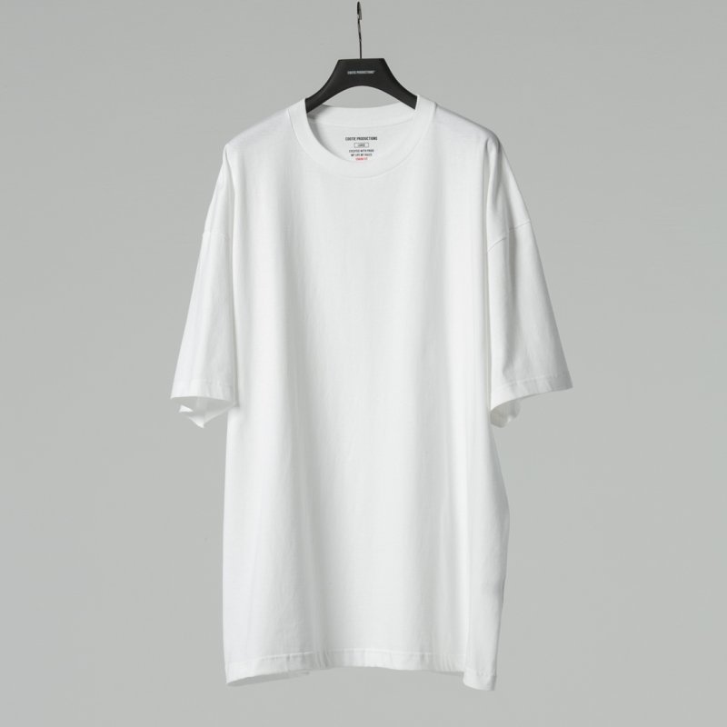 画像1: COOTIE PRODUCTIONS/Open End Yarn Error Fit S/S Tee（ホワイト）［エラーフィットT-21春夏］