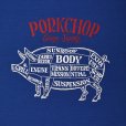 画像3: PORKCHOP/CHOPPERS WELCOME SWEAT（ブルー）［クルーネックスウェット-21春夏］