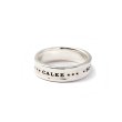 CALEE/Round plane silver ring（Silver）［ラウンドプレーンシルバー
