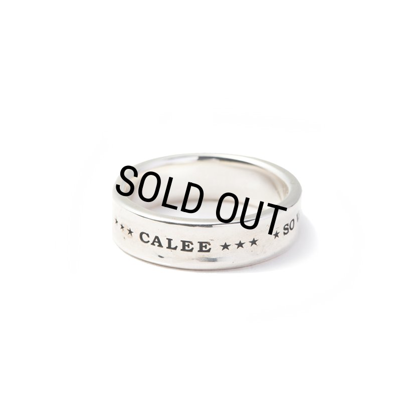 CALEE/Round plane silver ring（Silver）［ラウンドプレーンシルバー