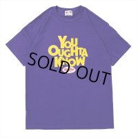 PORKCHOP/YOU OUGHTA KNOW TEE（パープル）［プリントT-21秋冬］