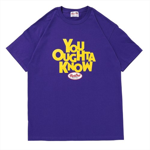 他の写真1: PORKCHOP/YOU OUGHTA KNOW TEE（パープル）［プリントT-21秋冬］