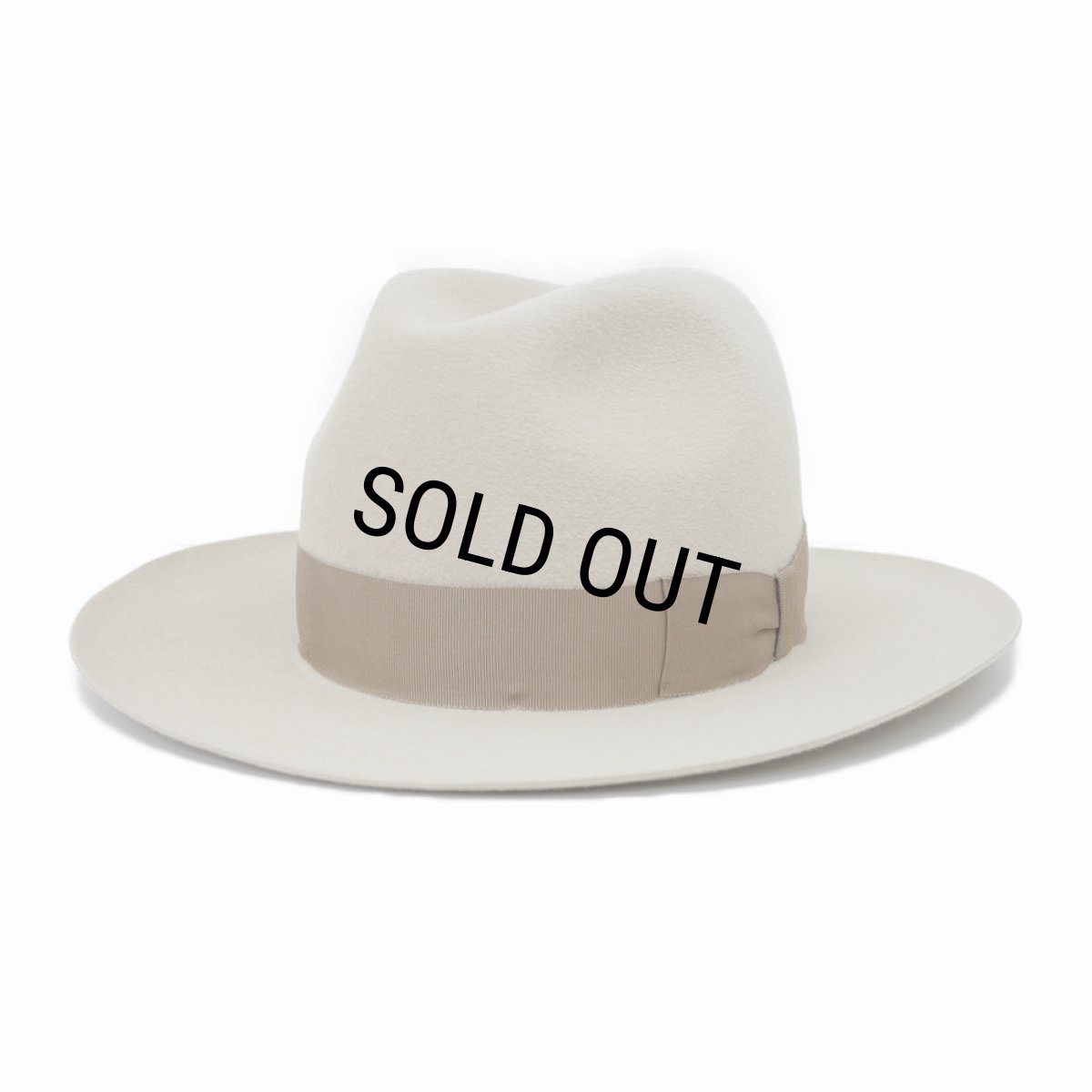 画像1: WACKO MARIA/HAT-04-JOHNNY-MAGA（BEIGE/BEIGE RIBBON）［HAT-04-JOHNNYラビットファーハット-23秋冬］ (1)