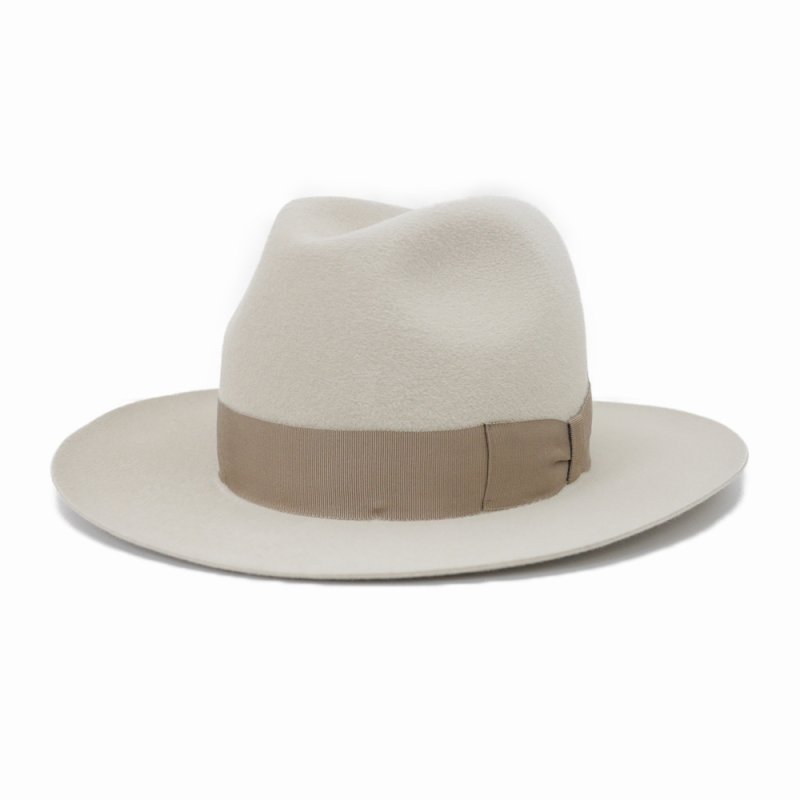 画像1: WACKO MARIA/HAT-04-JOHNNY-MAGA（BEIGE/BEIGE RIBBON）［HAT-04-JOHNNYラビットファーハット-23秋冬］