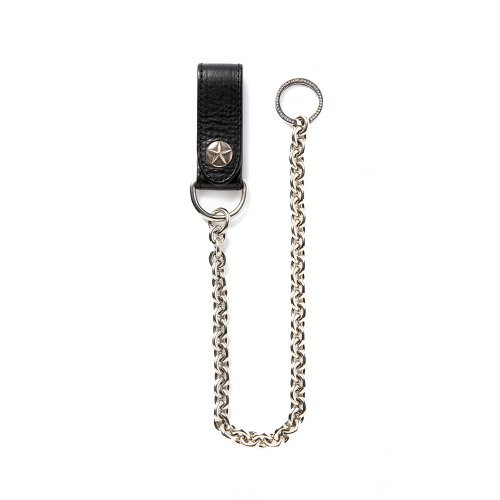 他の写真1: CALEE/Silver star concho leather wallet chain（BLACK）［ウォレットチェーン-23春夏］