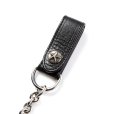 画像3: CALEE/Silver star concho leather wallet chain（BLACK）［ウォレットチェーン-23春夏］ (3)