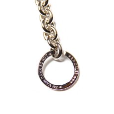 画像4: CALEE/SILVER STAR CONCHO LEATHER WALLET CHAIN（BLACK）［ウォレットチェーン-25春夏］ (4)