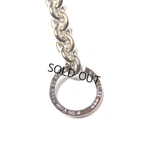 画像4: CALEE/SILVER STAR CONCHO LEATHER WALLET CHAIN（BLACK）［ウォレットチェーン-24春夏］