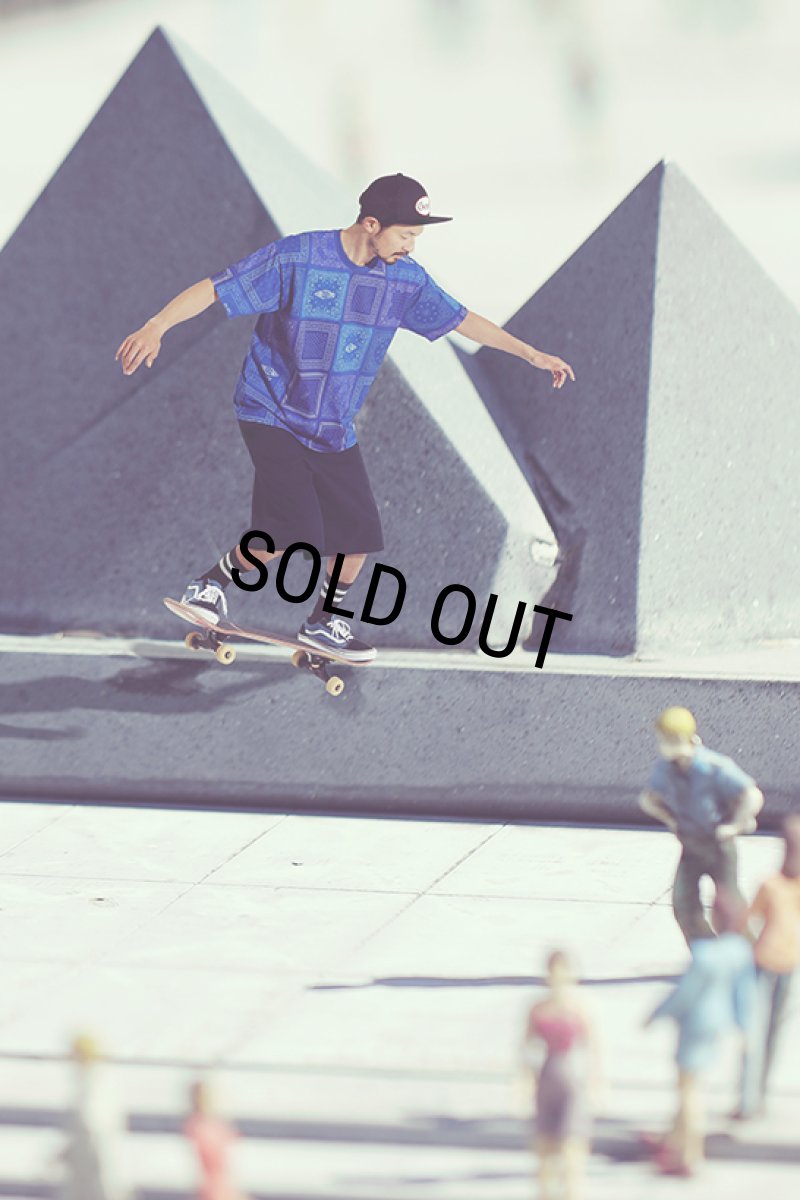 画像8: CHALLENGER/BANDANA TEE（ネイビー）［バンダナT-22春夏］ (8)