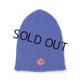 CHALLENGER/DICE KNIT CAP（ブルー）［ダイスニットキャップ-22春夏］