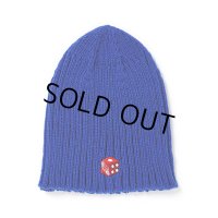 CHALLENGER/DICE KNIT CAP（ブルー）［ダイスニットキャップ-22春夏］